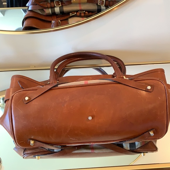 Burberry Two Handle Classic Check Bag: Price Firm - Picture 8 of 8